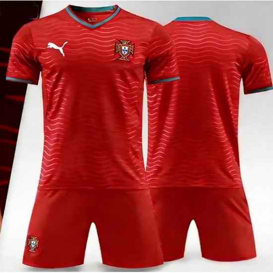 2026 FIFA World Cup Portugal Soccer Home Jersey Blank